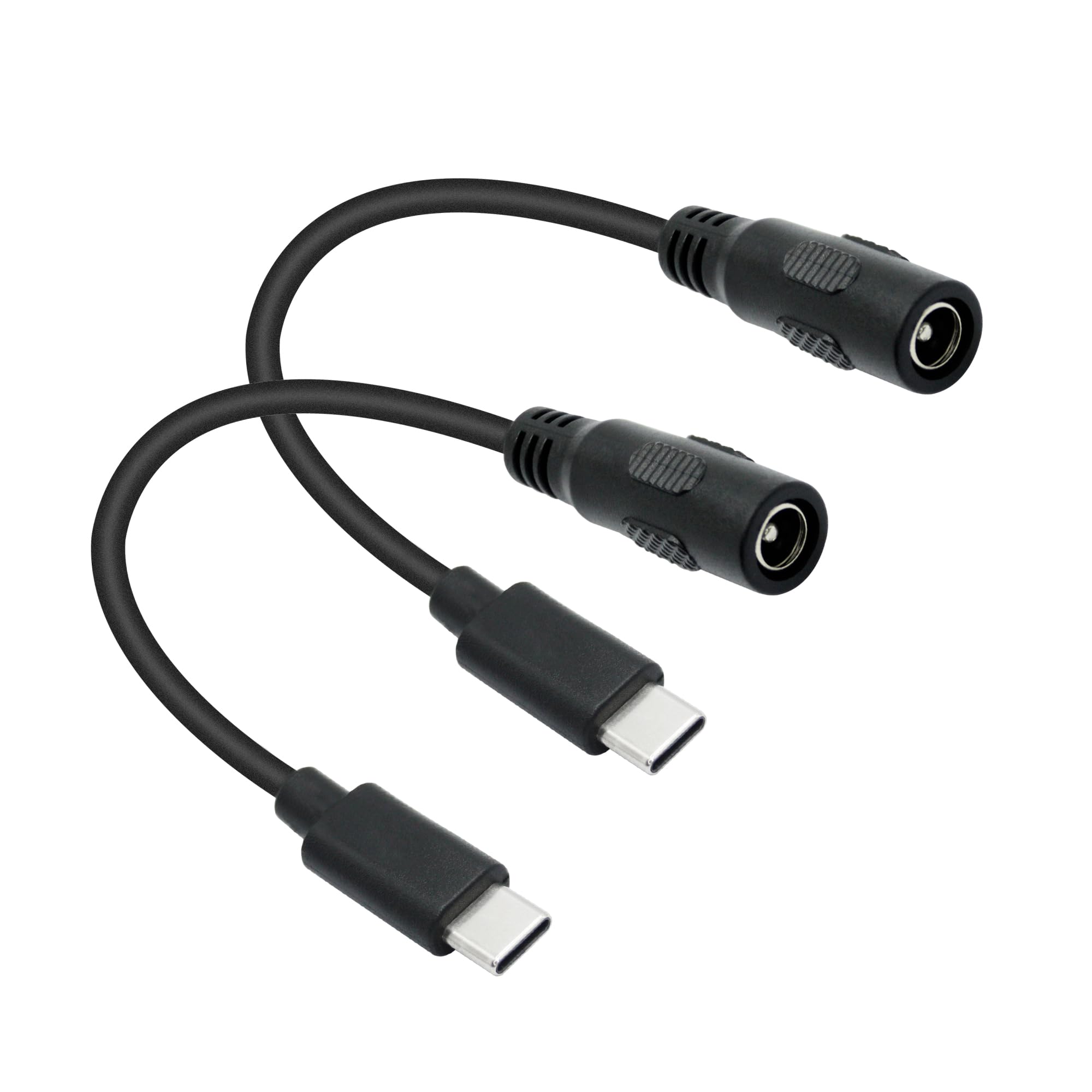 Amazon.co.jp: 短いDC 5.5mm x 2.1mm - USB C電源コード6インチ、DC